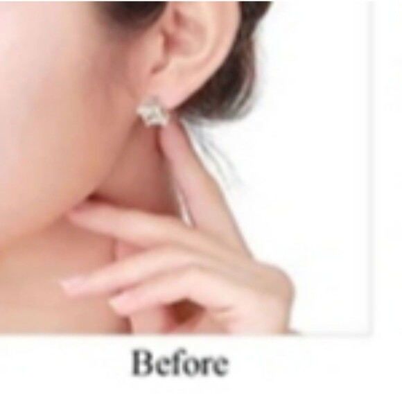 Heart  Earring Back Support Set of 3 - Picture 2 of 4